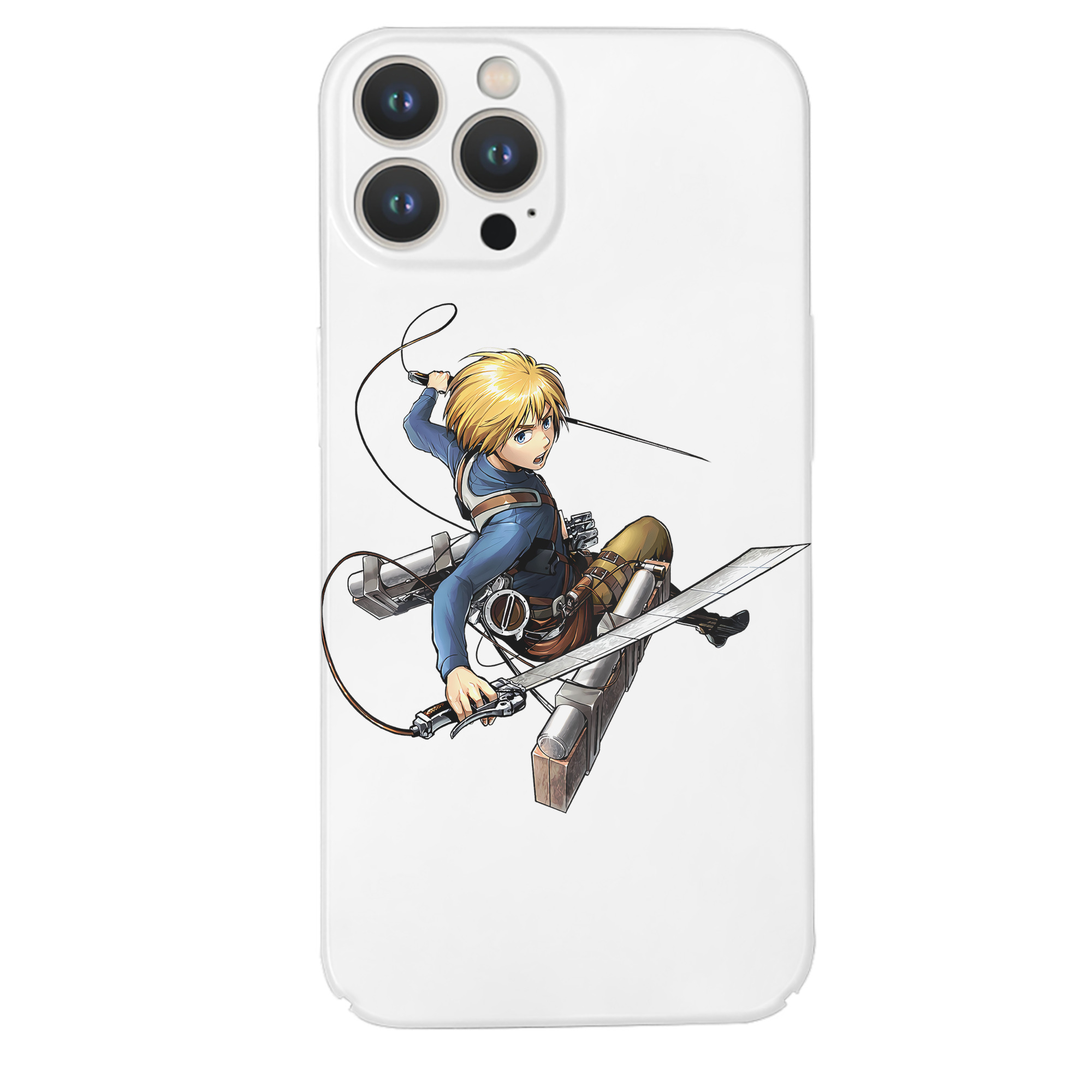 （画像用） 進撃の巨人 アルミン·アルレルト Attack on Titan Armin Arlert 【iPhone 14シリーズ対応】ハードケース